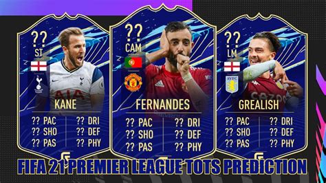 Fifa 21 Premier League Tots Prediction Early Epl Tots Prediction