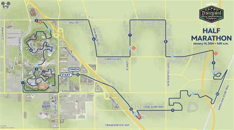 Disneyland Half Marathon 2024 Maps Brit Marney