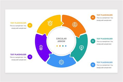 Circular Arrow Diagram Powerpoint Template Nulivo Market