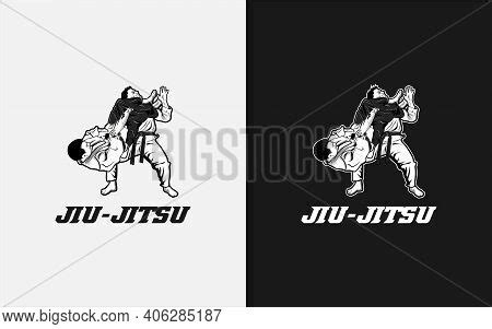 Jiu Jitsu Logo Two Vector Photo Free Trial Bigstock