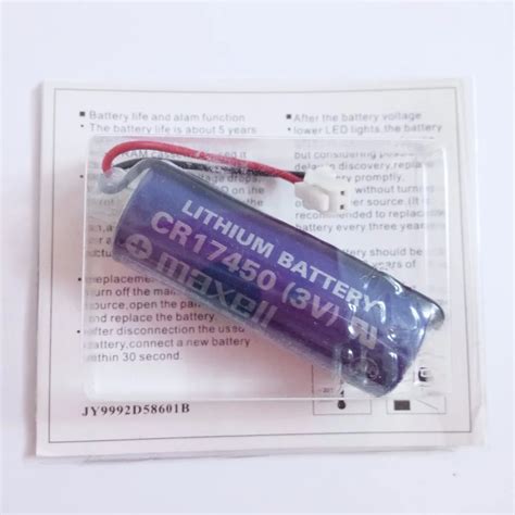 10pcs Original Cr17450(3v) Cr17450 3v Lithium Battery Plc Industrial ...