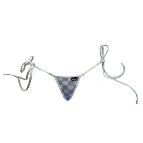 Surf Check Sheer Tie Sides Bikini Bottom Micro Gigi
