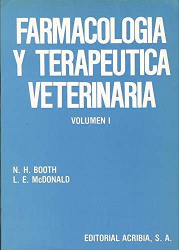 Farmacolog A Y Terap Utica Veterinaria Booth Nicholas H