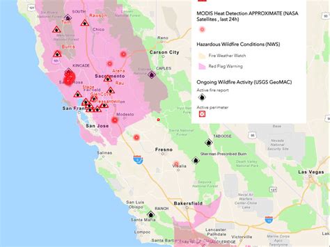 Fire Map California Fires Current