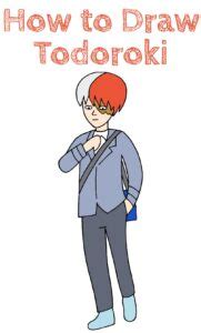 How To Draw Todoroki How To Draw Easy