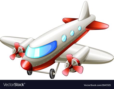 A vintage plane Royalty Free Vector Image - VectorStock