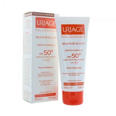 URIAGE BARIESUN SPF 50+ CREMA MINERAL 100 ML - Farmacia de Casa