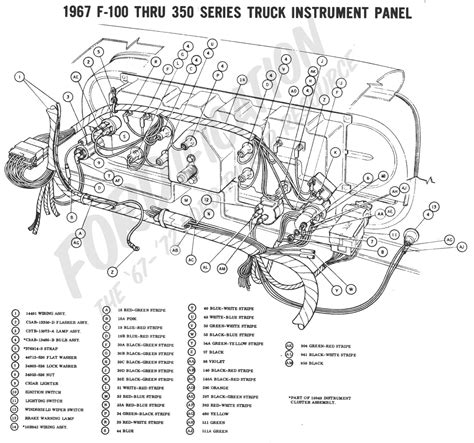 Ford Truck Technical Drawings And Schematics Section H Wiring Diagrams