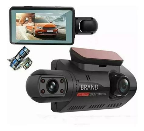 Cámara Dash Cam 1080p Hd Vídeo Frontal Automóvil Doble Lente Envío gratis