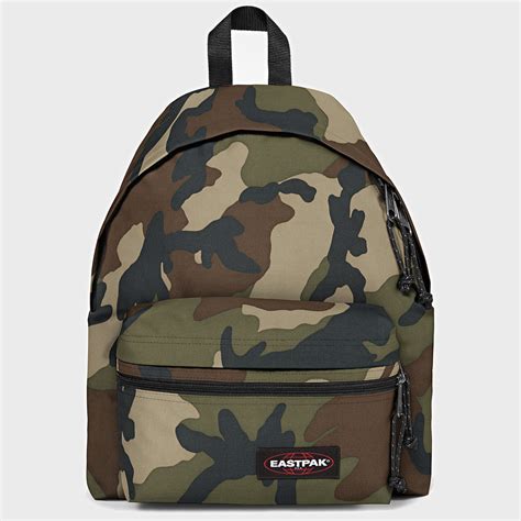 Eastpak Sac A Dos Padded Zippl R Vert Kaki Camouflage