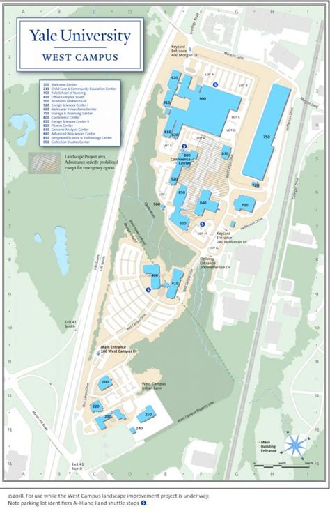 Printable Yale Campus Map