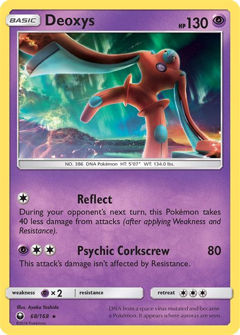 Deoxys 68 168 Wert Bild Künstler Seltenheit Pokemonkarte de