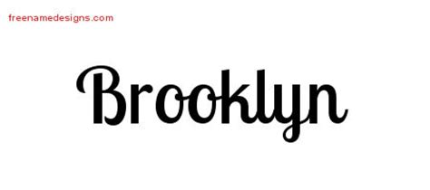 brooklyn Archives - Free Name Designs