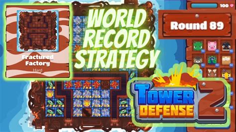 Tower Defense Challenge Map World Record Youtube