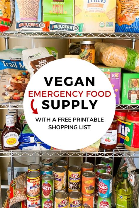 Vegan Emergency Food Supply Artofit