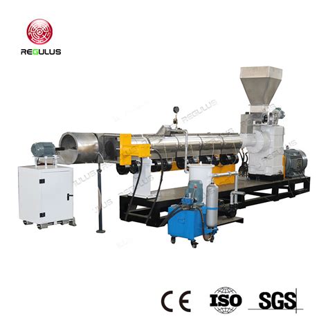 Environmental Plastic Recycling Extruder Pvc Hot Cutting Melting Strand