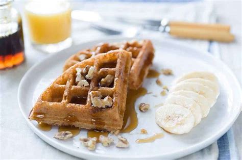 Sprouted Wheat Waffles King Arthur Flour Crisp And Tender Whole Grain Waffles Made With