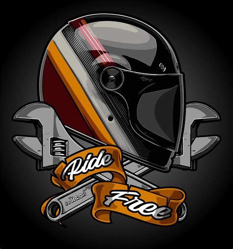 Full Face Retro Helmet 8674028 Vector Art At Vecteezy