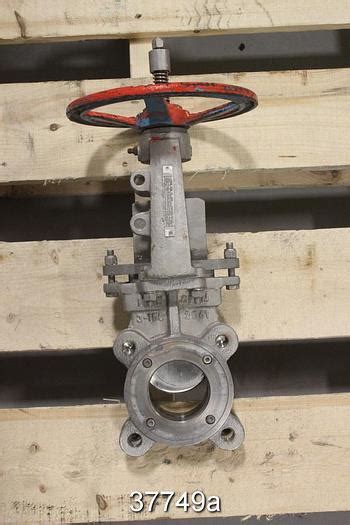 Used FNW 3 Hand Operated Knife Gate Valve 2000BT 37749 For Sale At