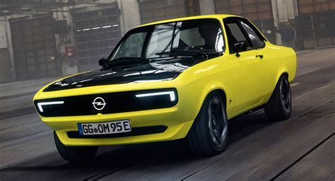 All Electric Opel Manta Gse Elektromod Revealed Combines Classic Looks