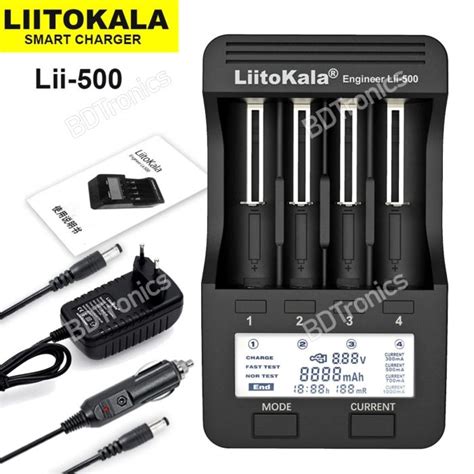 Liitokala Lii Smart Battery Charger Capacity Tester For Li Ion Lipo