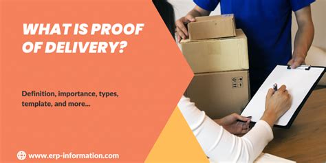 What Is Proof Of Delivery Importance Types And Template