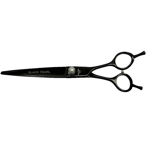 Black Pearl 8" Straight Even Handle Shear by Geib