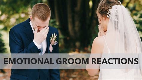 Best Groom Reactions Youll Cry Watching These Emotional Grooms See Their Brides Youtube