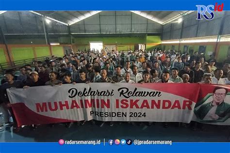 Relawan Muda Dan Pelaku Umkm Deklarasi Dukung Gus Muhaimin Capres