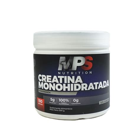 Creatina Monohidratada MPS Sin Sabor De 500 G Fitness Shop Guatemala