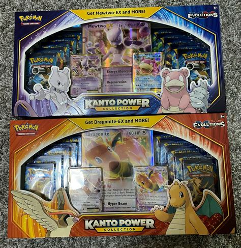 Pokemon Kanto Power Collection Box Set Mewtwo And Dragonite Ex In Hand