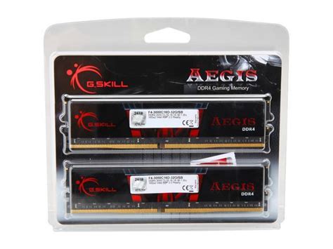G.SKILL Aegis 32GB (2 x 16GB) 288-Pin PC RAM DDR4 3000 (PC4 24000 ...