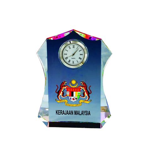 Quality CTICQ028 Exclusive Crystal Clock Award At Clazz Trophy