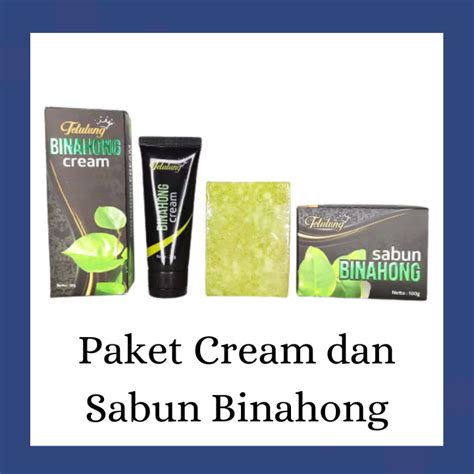 Paket Cream Binahong Dan Sabun Binahong Paket Hemat Salep Cream