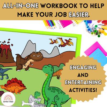 Dinosaur Workbook Dinosaur Speech And Language Activities By Speechie