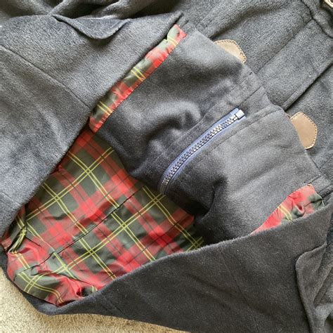 Yahoo オークション cutie blonde 裏地チェック取り外し可能ファー付