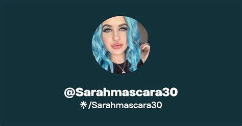 Sarahmascara30 Instagram TikTok Linktree