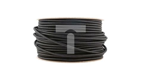 Kabel PREMIUM 2 żyłowy czarny 2x0,75mm2 przewód w oplocie - 100m ...