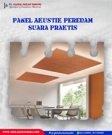 Akustik Panel Murah 6cm Peredam Suara Isolasi Mandiri