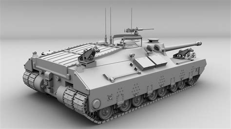 3d modeling: T28 Super Heavy Tank