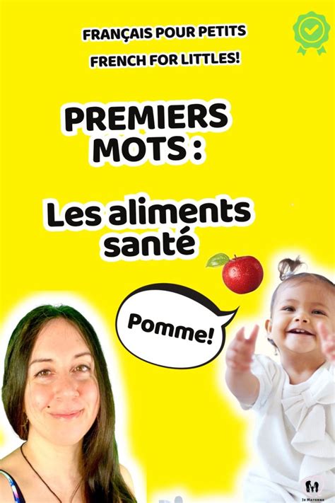 Video Pour Enfants Les Premiers Mots Sur Les Aliments Sant Je Materne