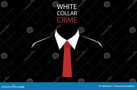 White Collar Crime Stock Vector Illustration Of Official 54846508