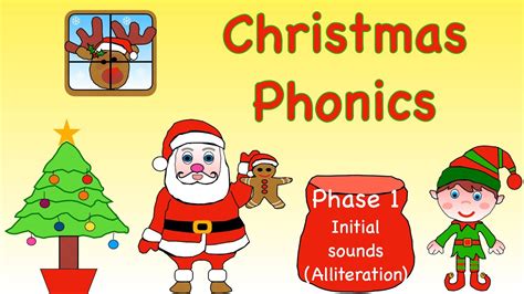 Christmas Phonics Phase Initial Sounds And Alliteration Santas