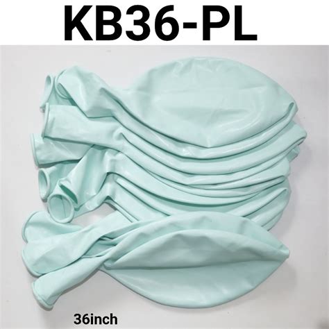 Jual KB36 PL Balon Latex 36 Inch 90 Cm Jumbo Doff Tebal Toska Ocean