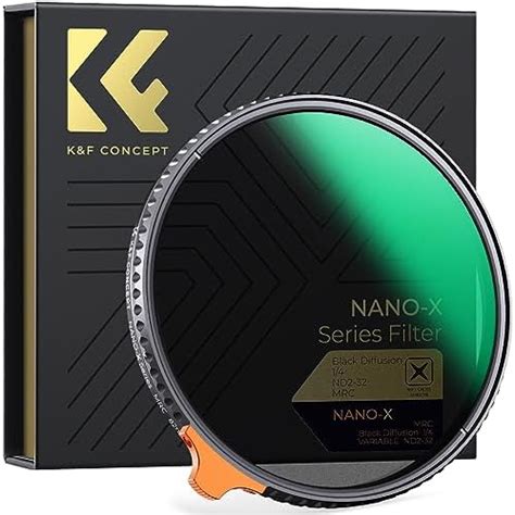 K F Concept 82mm 1 4 Black Mist Variable ND2 32 Filters Multi