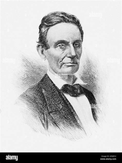 Portrait Of President Abraham Lincoln Abraham Lincoln 1809 1865 Was An American Statesman