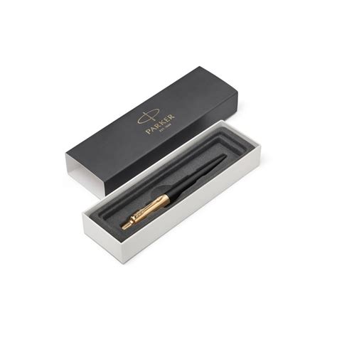 Parker Jotter Premium Bond Street Black Golden Finish Trim Ballpoint