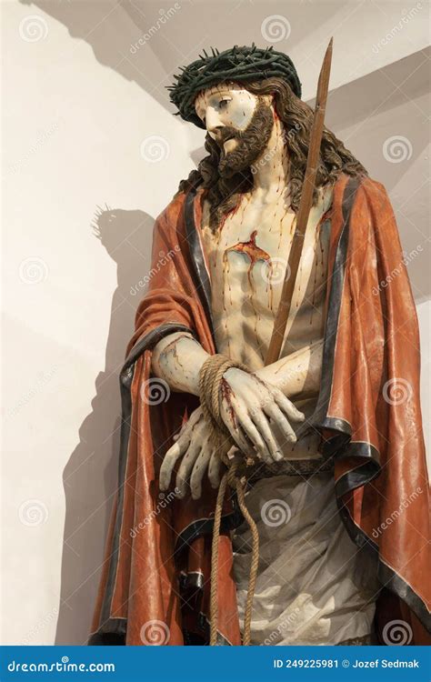 Monopoli Italy March The Baroque Statue Of Tortured Jesus