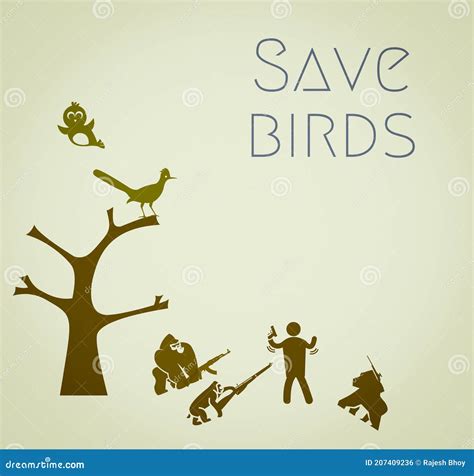 Save Birds Cartoon Vector | CartoonDealer.com #39793691