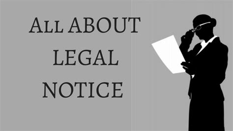 Everything you must know about legal notice and its format - iPleaders